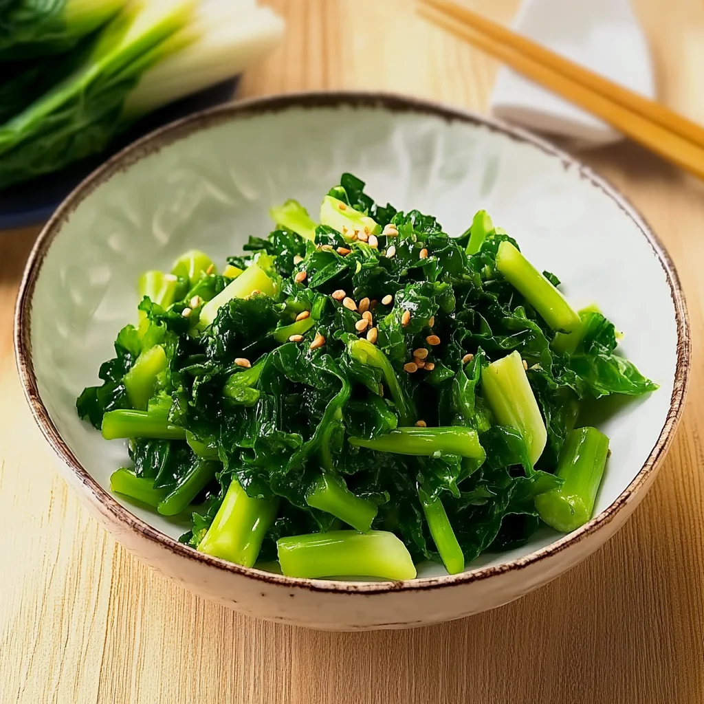 Delicious Chrysanthemum Greens Salad Recipe