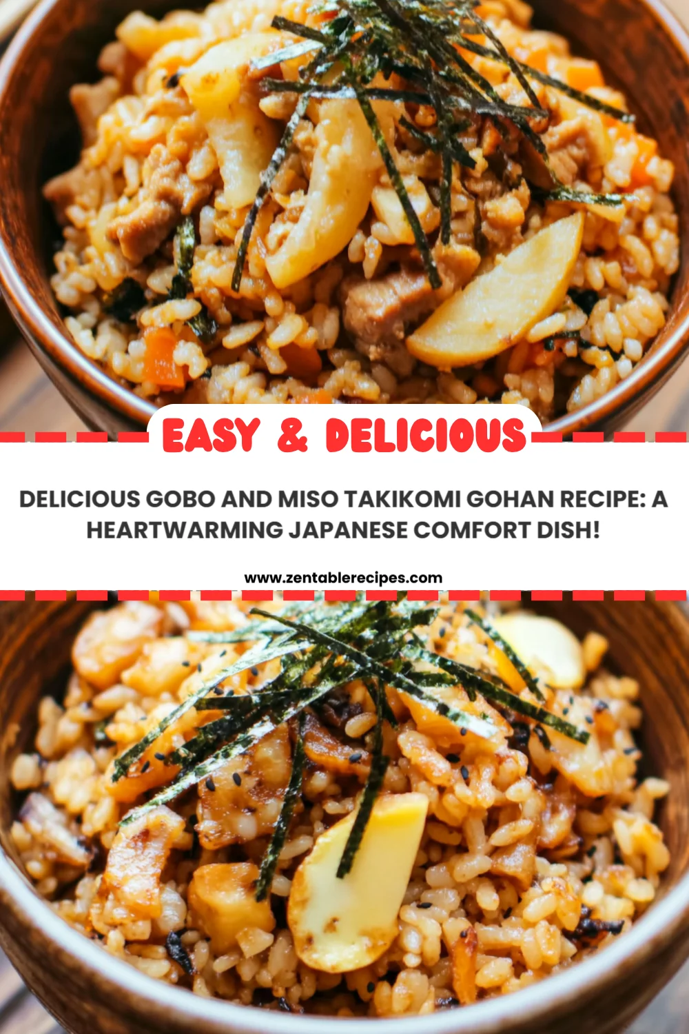 Delicious Gobo and Miso Takikomi Gohan Recipe: A Heartwarming Japanese Comfort Dish!