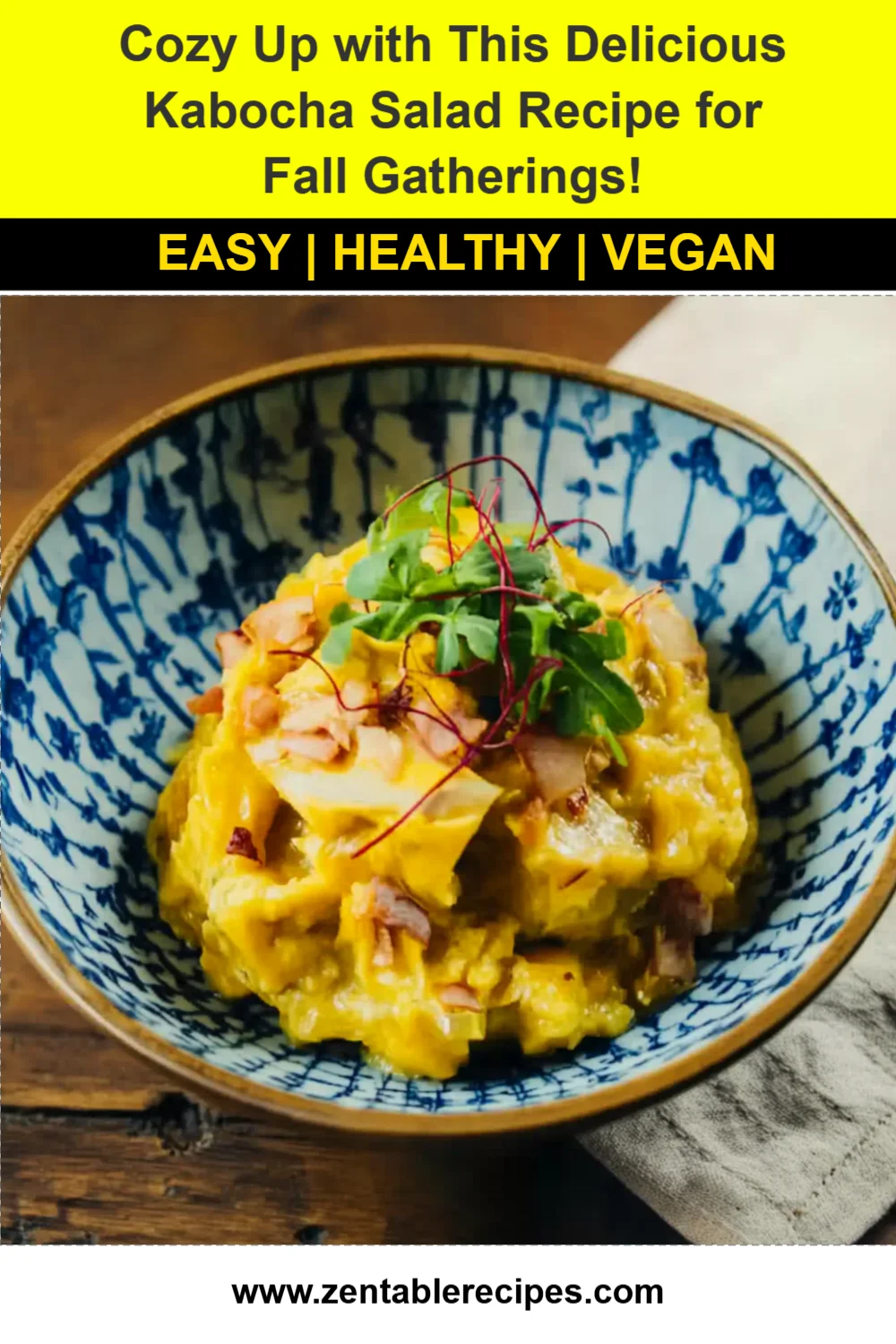 Cozy Up with This Delicious Kabocha Salad Recipe for Fall Gatherings!