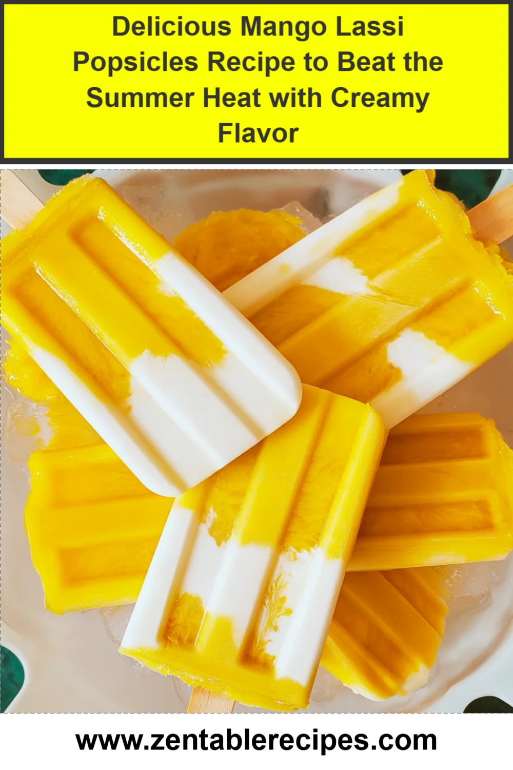 Delicious Mango Lassi Popsicles Recipe to Beat the Summer Heat with Creamy Flavor