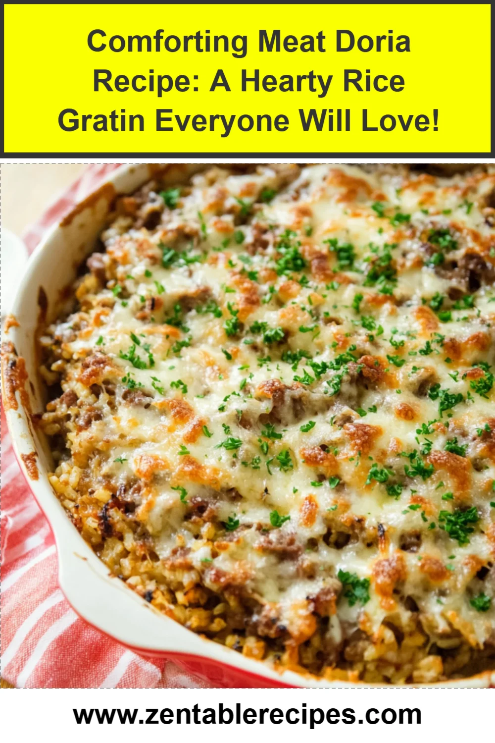Comforting Meat Doria Recipe: A Hearty Rice Gratin Everyone Will Love!