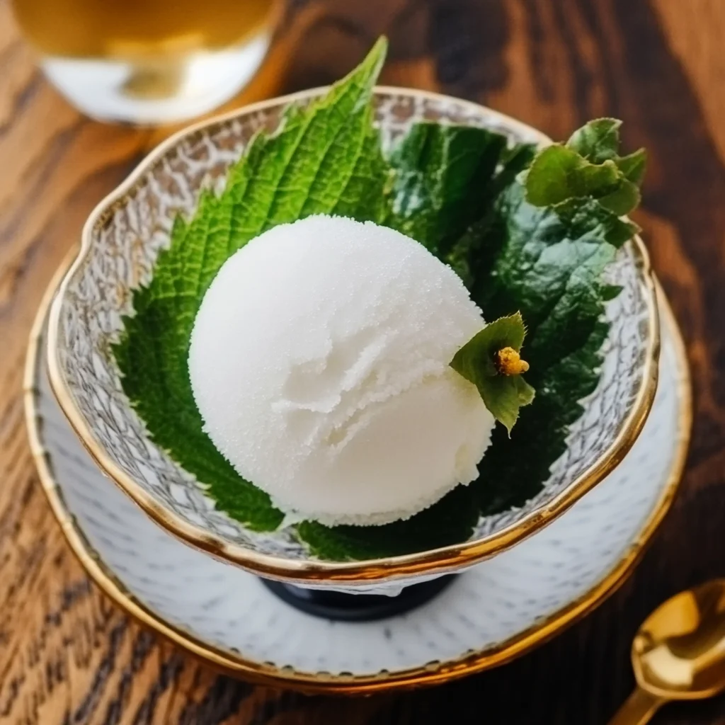 Delicious Shiso Sorbet Recipe Ready in 20 Minutes!