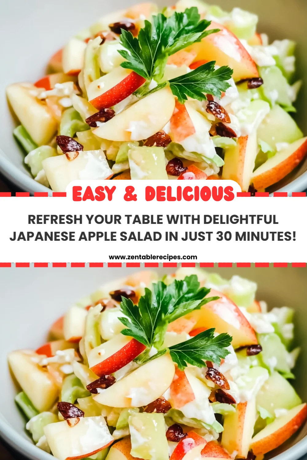 Refresh Your Table with Delightful Japanese Apple Salad in Just 30 Minutes!