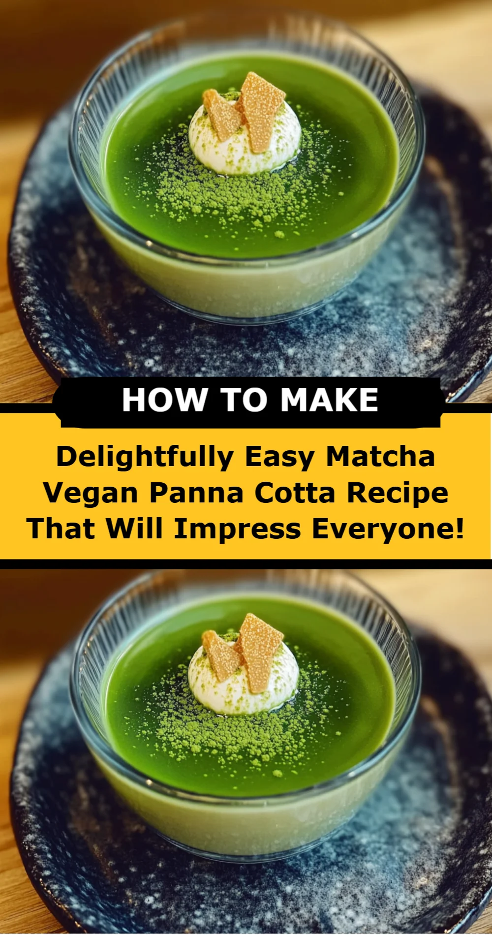 Delightfully Easy Matcha Vegan Panna Cotta Recipe That Will Impress Everyone!