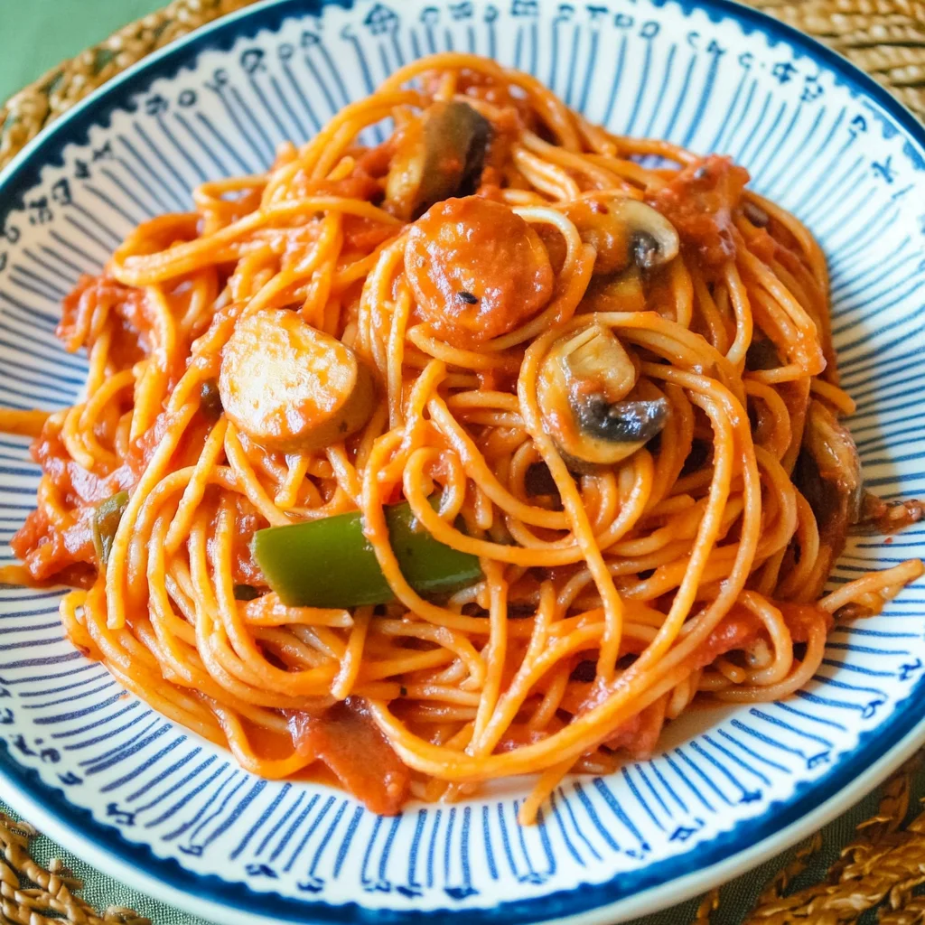 Easy Napolitan (Japanese Ketchup Spaghetti) Recipe