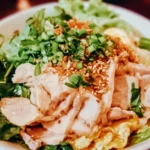 Pork Shabu Salad with Ponzu Dressing and Egg Drop Soup Recipe
