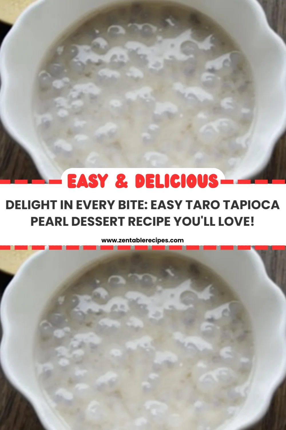 Delight in Every Bite: Easy Taro Tapioca Pearl Dessert Recipe You'll Love!