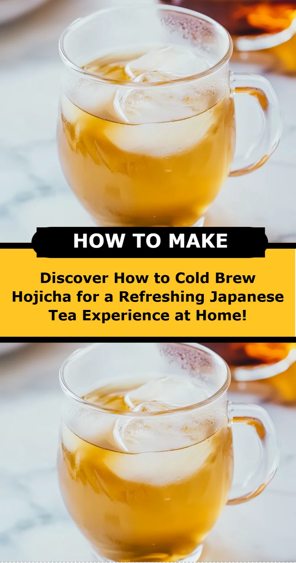 Discover How to Cold Brew Hojicha for a Refreshing Japanese Tea Experience at Home!