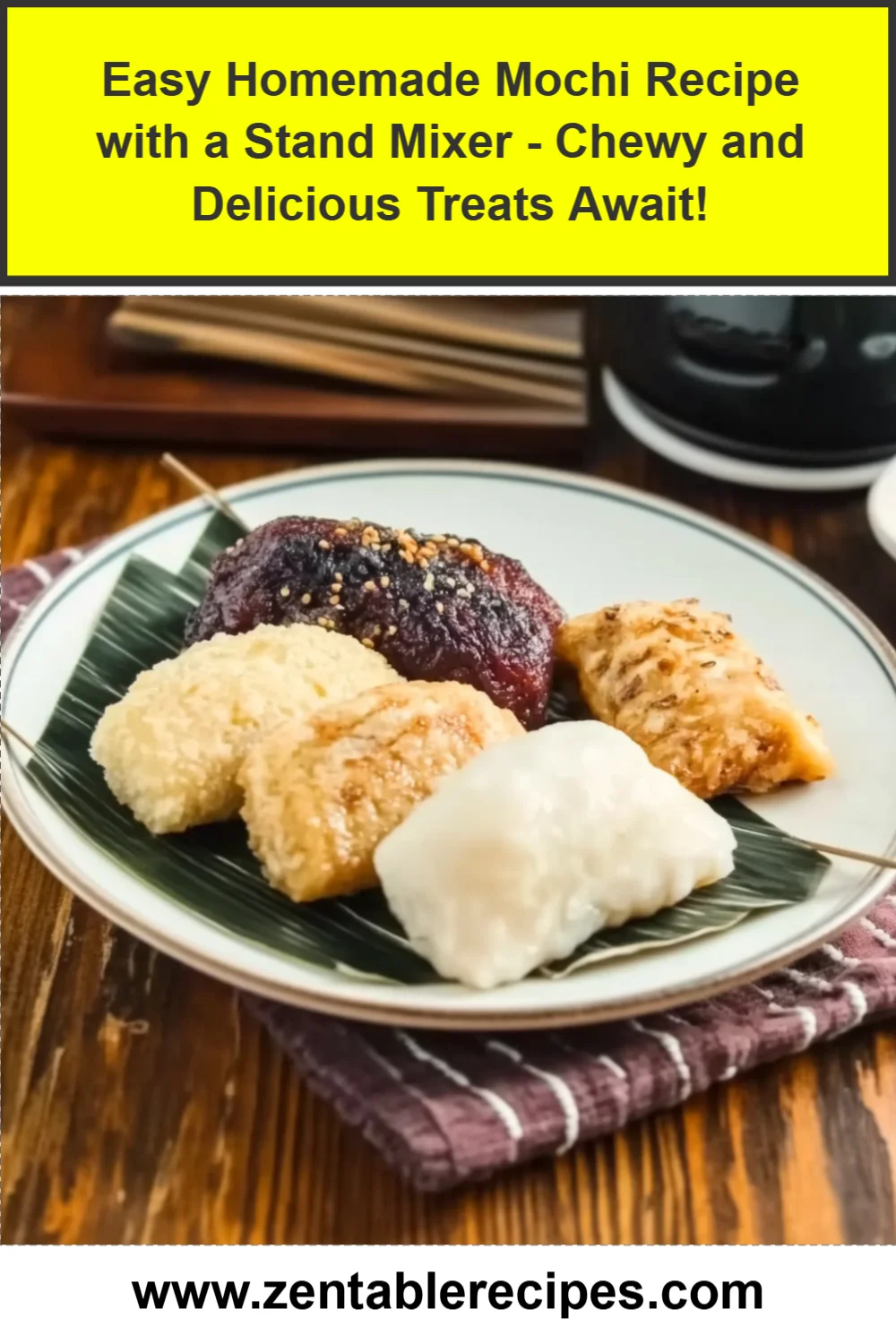Easy Homemade Mochi Recipe with a Stand Mixer - Chewy and Delicious Treats Await!