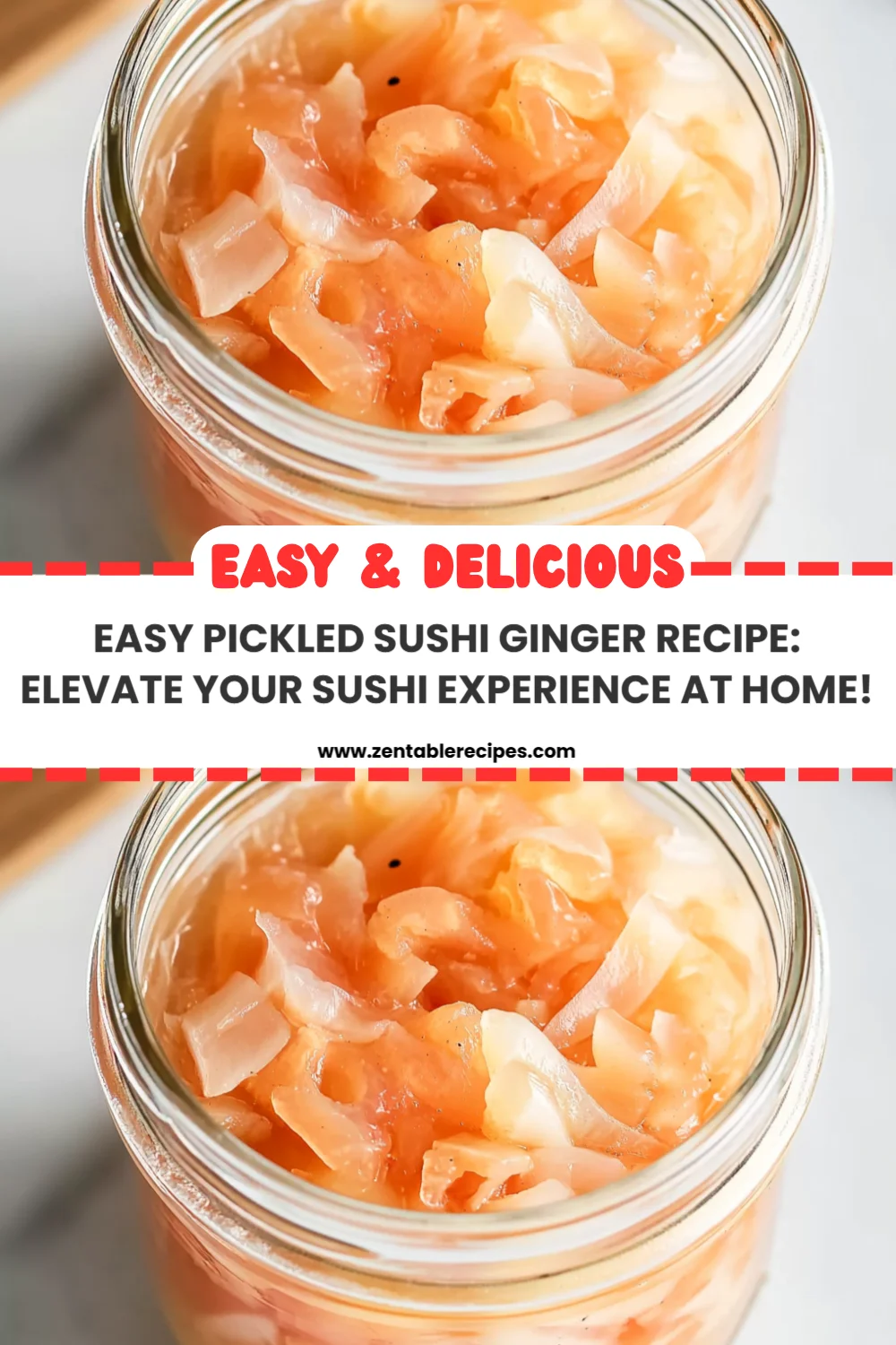 Easy Pickled Sushi Ginger Recipe: Elevate Your Sushi Experience at Home!