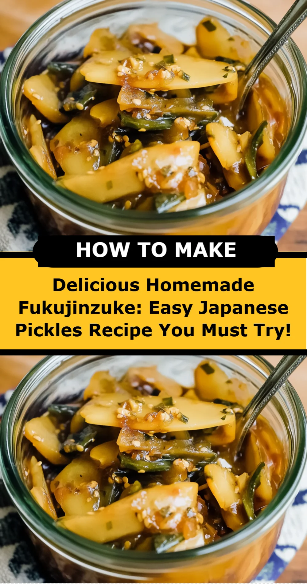 Delicious Homemade Fukujinzuke: Easy Japanese Pickles Recipe You Must Try!