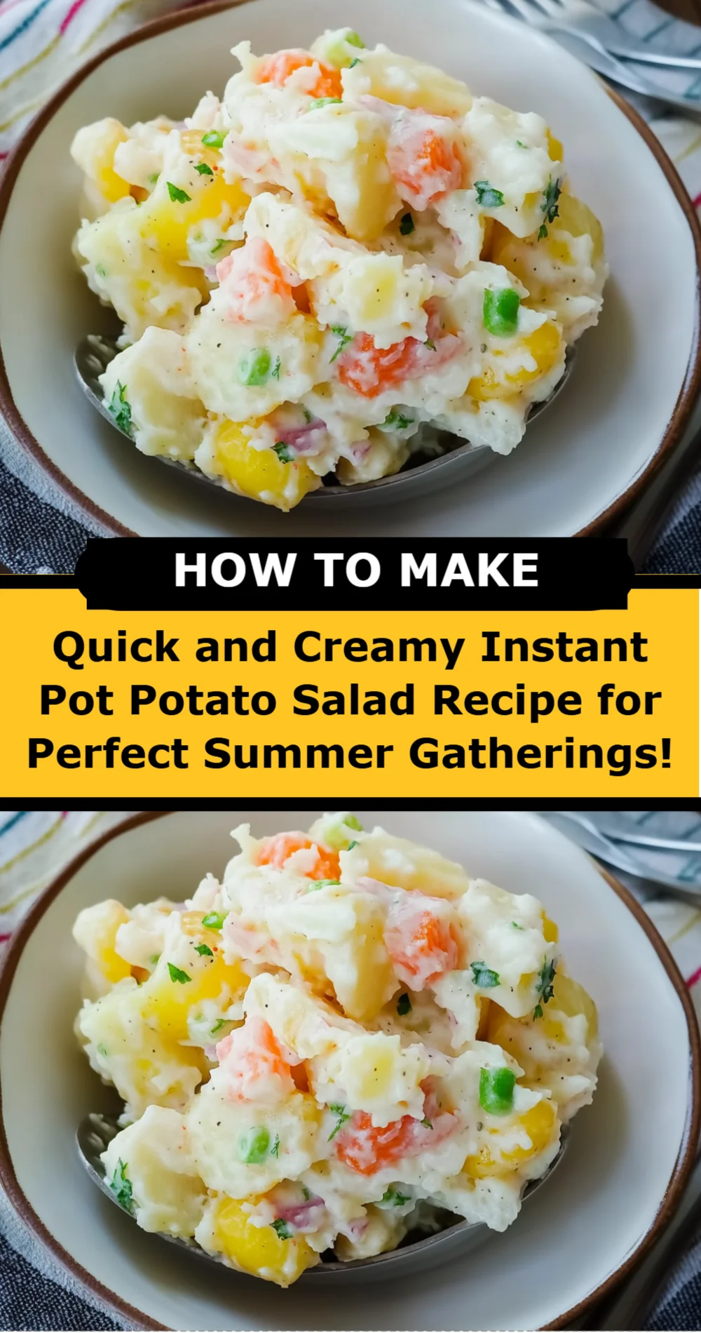 Quick and Creamy Instant Pot Potato Salad Recipe for Perfect Summer Gatherings!