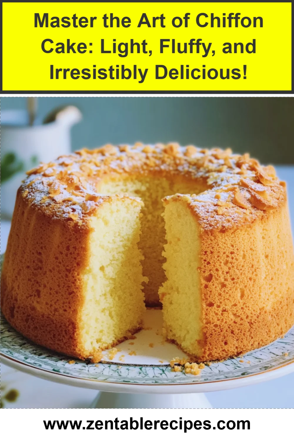 Master the Art of Chiffon Cake: Light, Fluffy, and Irresistibly Delicious!