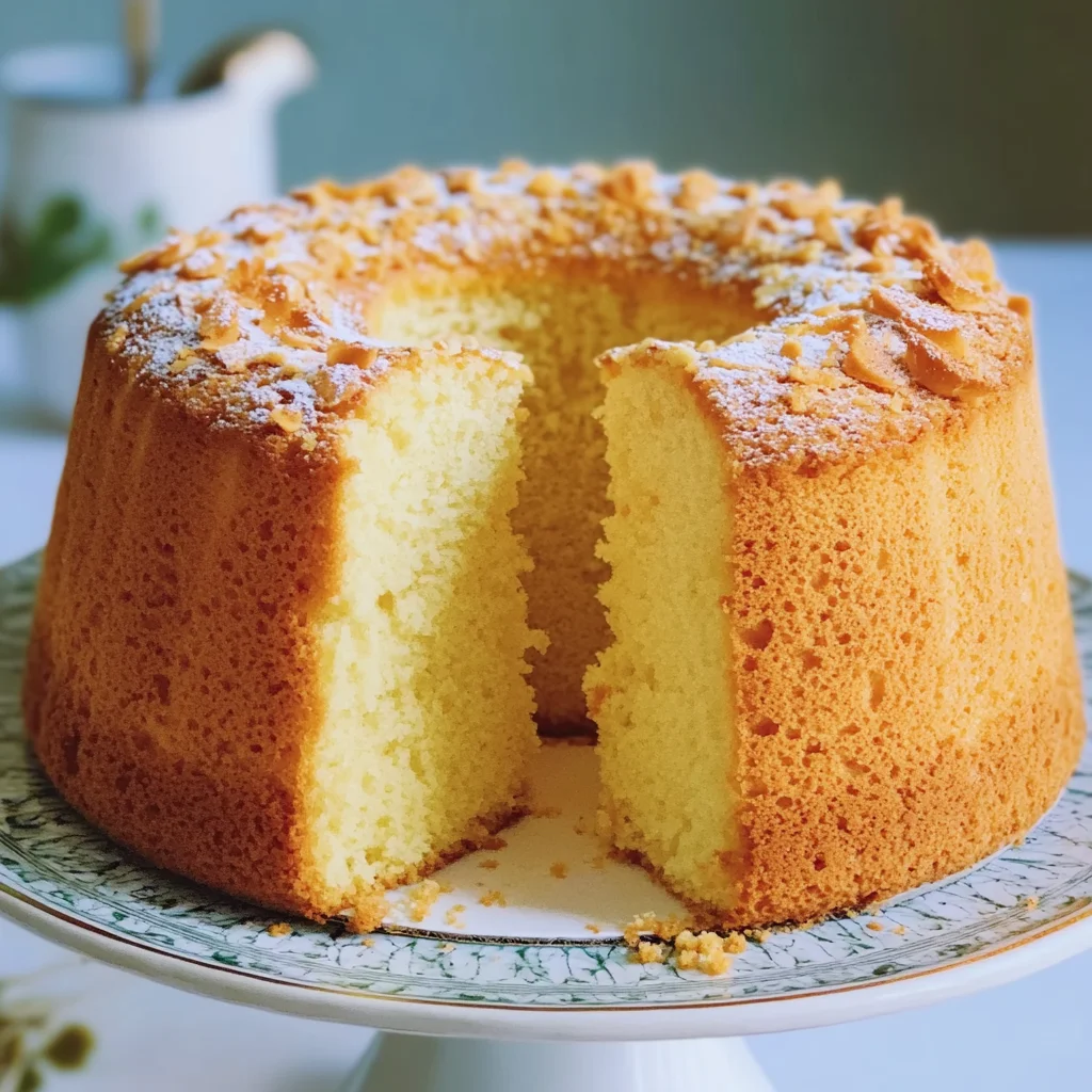 Perfect Chiffon Cake Recipe (Light and Fluffy!)