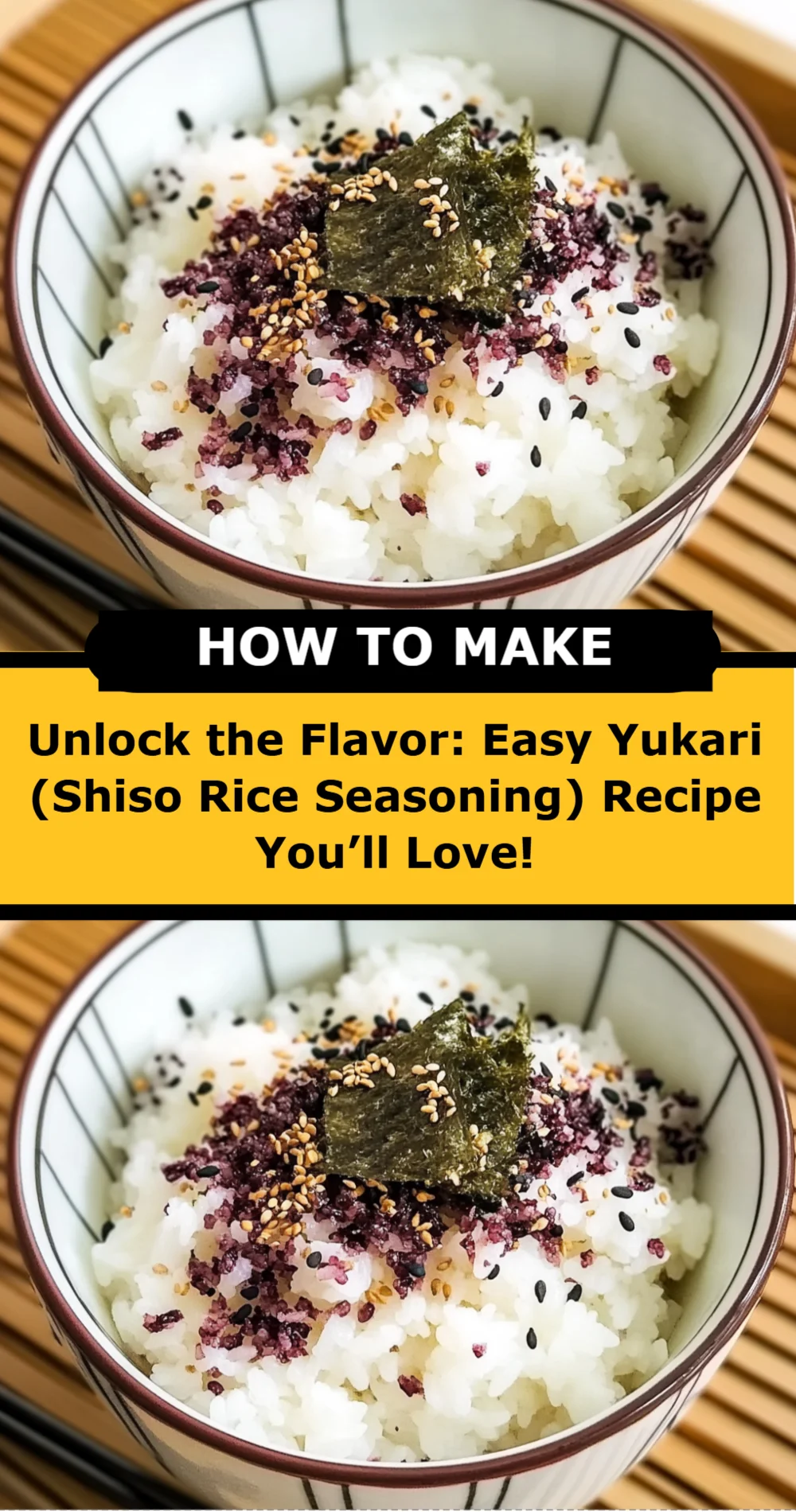 Unlock the Flavor: Easy Yukari (Shiso Rice Seasoning) Recipe You’ll Love!