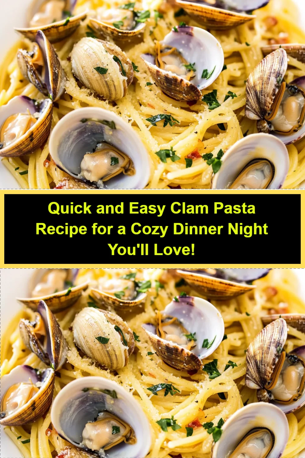Quick and Easy Clam Pasta Recipe for a Cozy Dinner Night You'll Love!