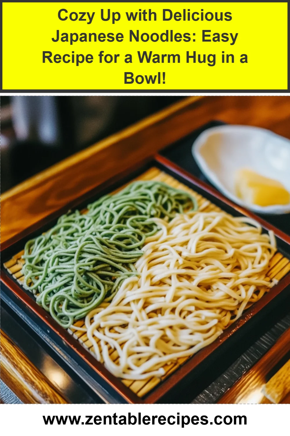 Cozy Up with Delicious Japanese Noodles: Easy Recipe for a Warm Hug in a Bowl!