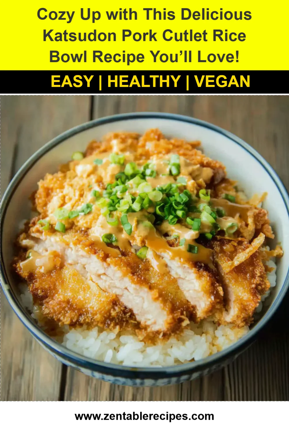 Cozy Up with This Delicious Katsudon Pork Cutlet Rice Bowl Recipe You’ll Love!