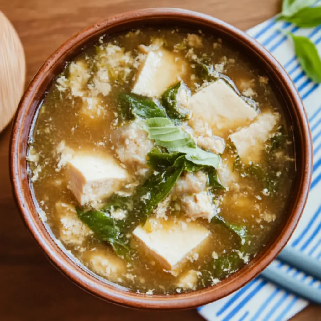 Delicious Pork Tofu Soup Recipe