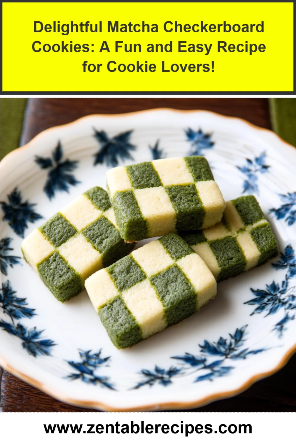 Delightful Matcha Checkerboard Cookies: A Fun and Easy Recipe for Cookie Lovers!