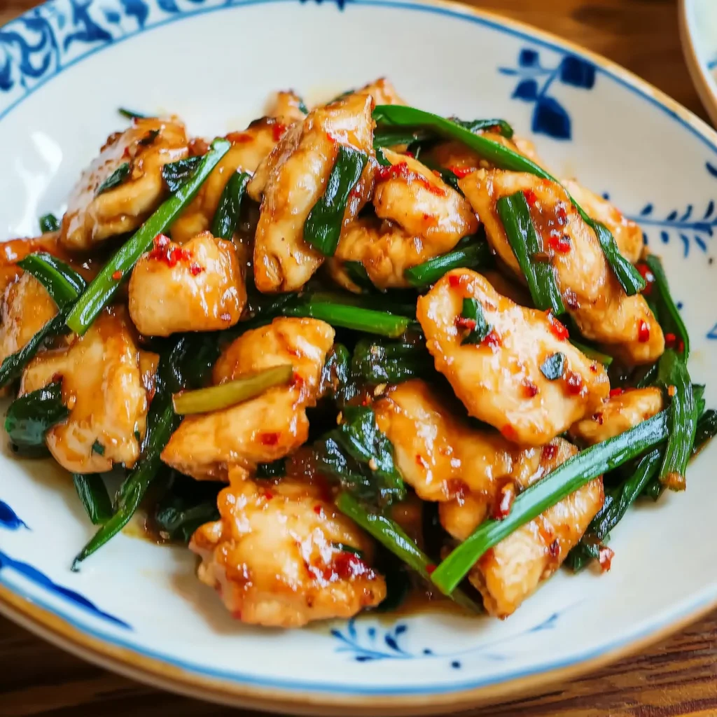 Quick and Easy Chicken Stir-Fry with Garlic Chives Recipe